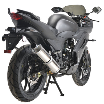 HHH 125cc Vader Street Legal Motorcycle | Adult Gas Powered Bike, 4-Speed Manual mississippipowersports